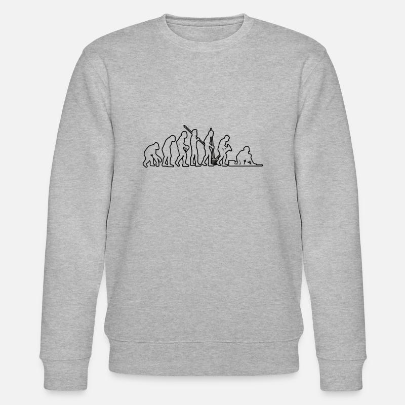Bodenleger Teppichleger Parkettleger Fußbodenleger - Stanley/Stella Unisex Bio-Sweatshirt CHANGER  - Grau meliert