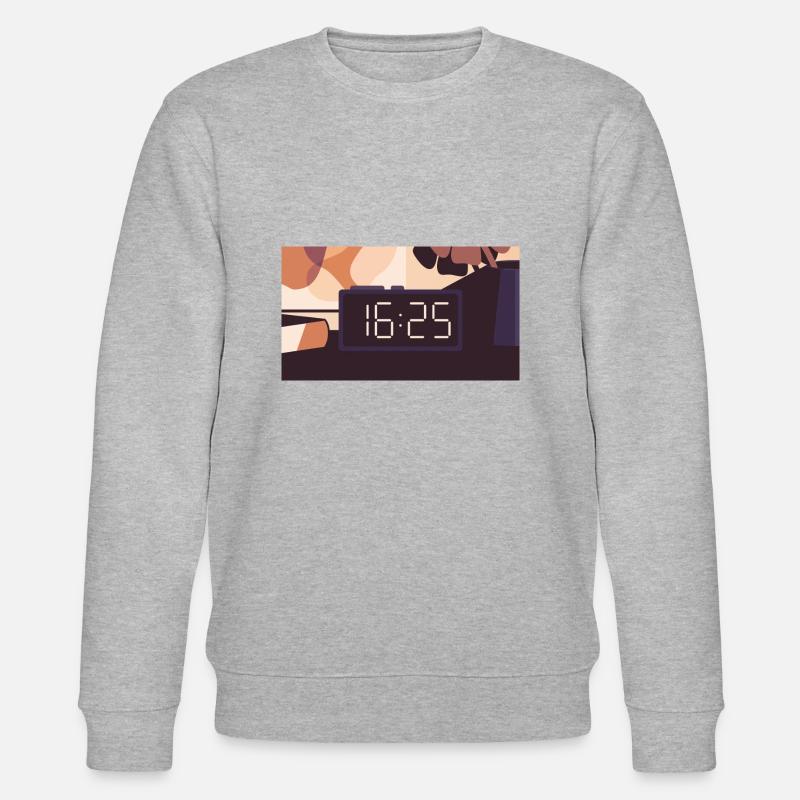 Time – 16:25 - Stanley/Stella Unisex Bio-Sweatshirt CHANGER  - Grau meliert