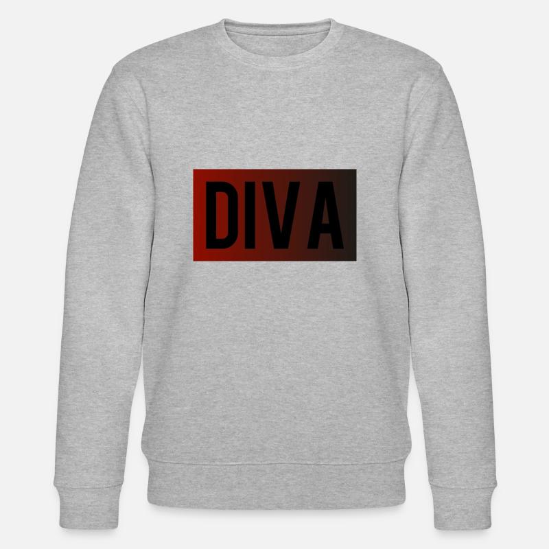 diva - Stanley/Stella Unisex Bio-Sweatshirt CHANGER  - Grau meliert