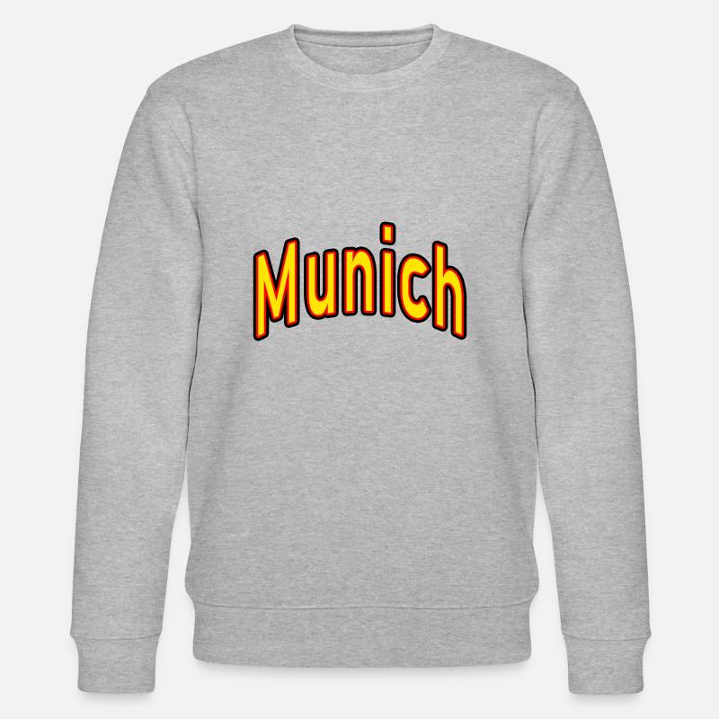 münchen munich - Stanley/Stella Unisex Bio-Sweatshirt CHANGER  - Grau meliert