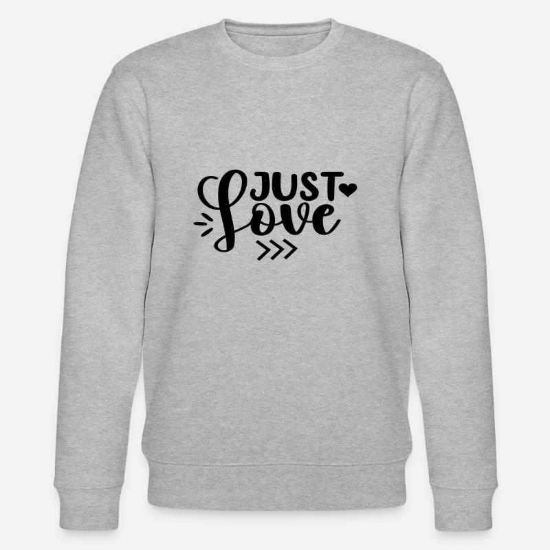 Just Love - Stanley/Stella Unisex Bio-Sweatshirt CHANGER  - Grau meliert