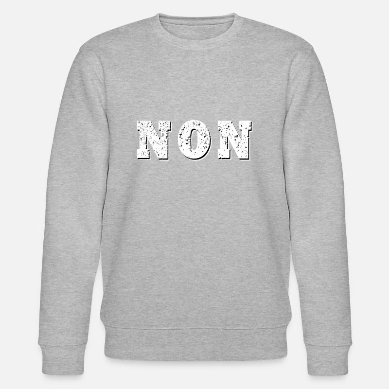 NEIN - Stanley/Stella Unisex Bio-Sweatshirt CHANGER  - Grau meliert