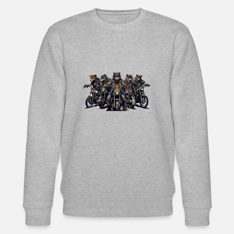 Loups de la route - Sweat bio CHANGER Stanley/Stella Unisexe - gris chiné