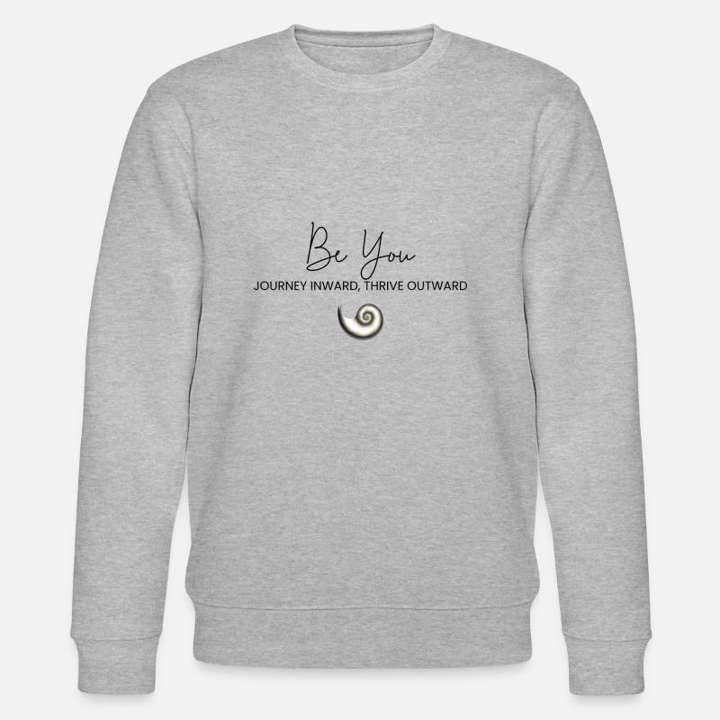 Sei du selbst - Stanley/Stella Unisex Bio-Sweatshirt CHANGER  - Grau meliert