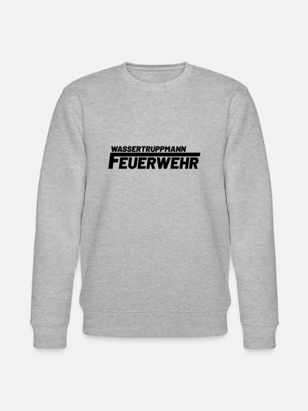 Wassertruppmann Freiwillige Feuerwehr - Stanley/Stella Unisex Bio-Sweatshirt CHANGER - Grau meliert