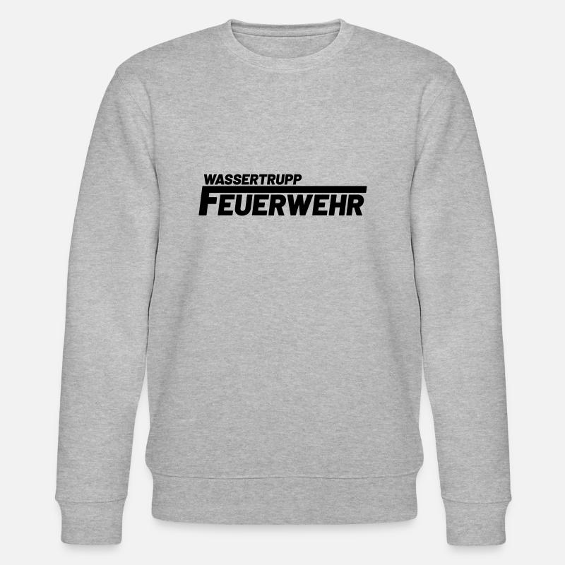wassertrupp freiwillige feuerwehr - Stanley/Stella Unisex Bio-Sweatshirt CHANGER  - Grau meliert
