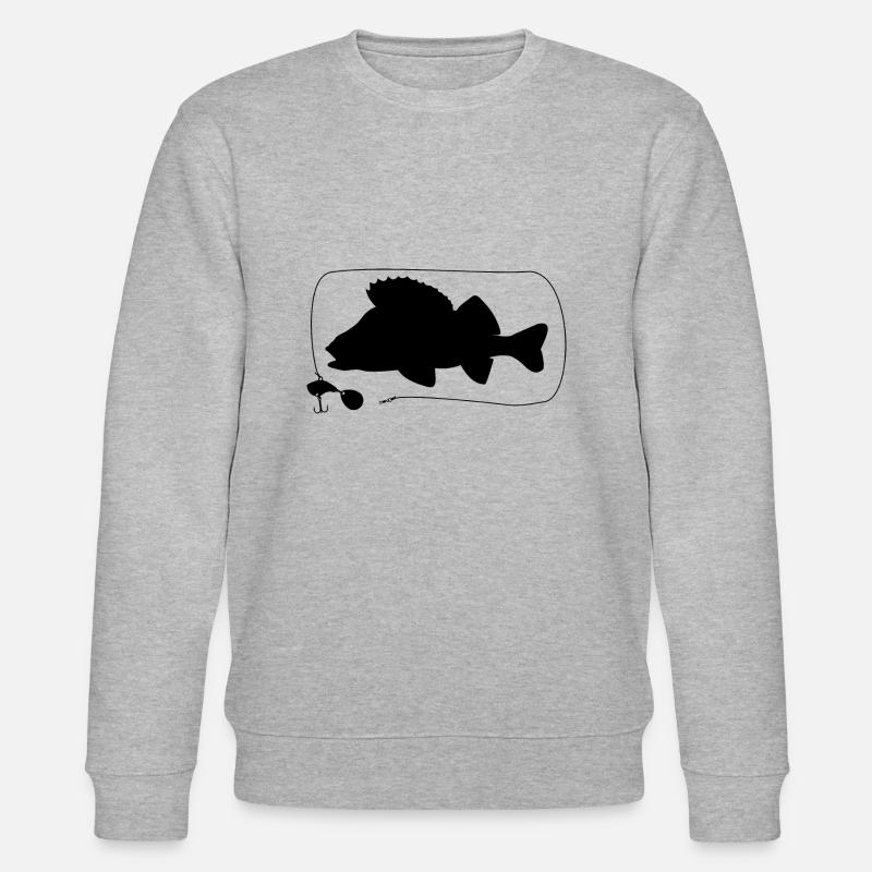 Perchoir avec jig spinner - Sweat bio CHANGER Stanley/Stella Unisexe - gris chiné