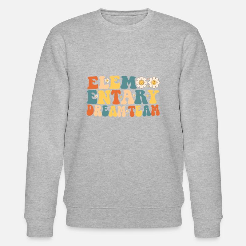 Elementares Dreamteam - Stanley/Stella Unisex Bio-Sweatshirt CHANGER  - Grau meliert