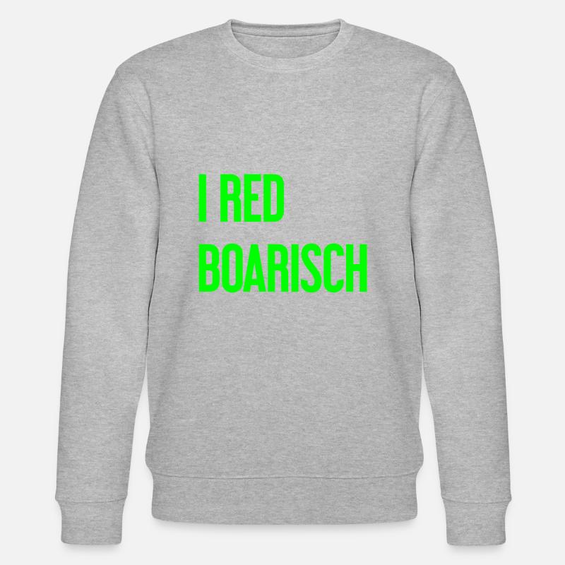 I red boarisch - Stanley/Stella Unisex Bio-Sweatshirt CHANGER  - Grau meliert