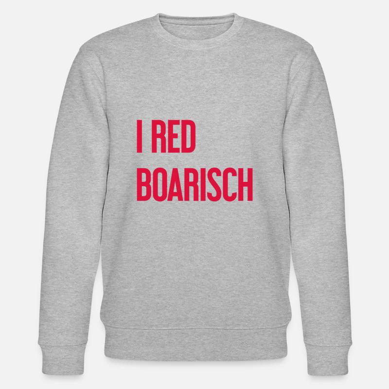 I boarisch rouge - Sweat bio CHANGER Stanley/Stella Unisexe - gris chiné