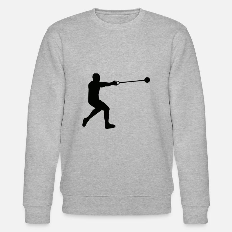 Hammerwerfen Leichtathletik - Stanley/Stella Unisex Bio-Sweatshirt CHANGER  - Grau meliert