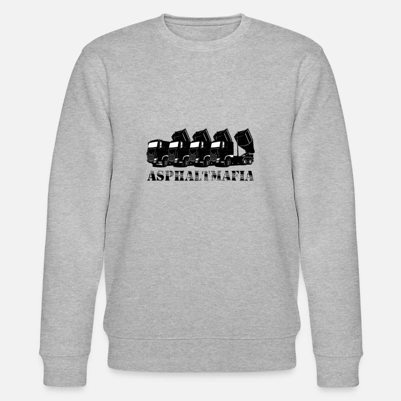Asphaltmafia gerade - Stanley/Stella Unisex Bio-Sweatshirt CHANGER  - Grau meliert