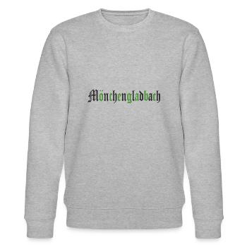 Mönchengladbach Design - Stanley/Stella Unisex Bio-Sweatshirt CHANGER  - Grau meliert - Vorne - Nik (191cm) & Marisol (170cm)