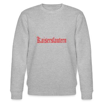Kaiserslautern Design - Stanley/Stella Unisex Bio-Sweatshirt CHANGER  - Grau meliert - Vorne - Nik (191cm) & Marisol (170cm)