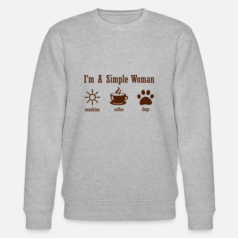 Hund Dog - Stanley/Stella Unisex Bio-Sweatshirt CHANGER - Grau meliert