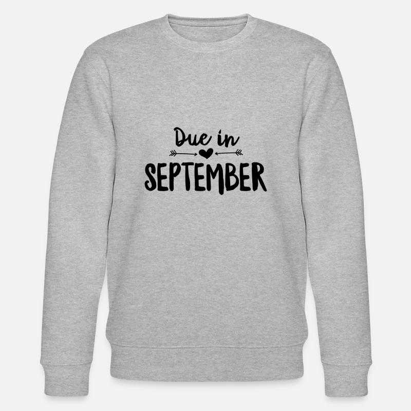 Fällig im September - Stanley/Stella Unisex Bio-Sweatshirt CHANGER  - Grau meliert
