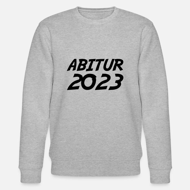 Abitur 2023 - Stanley/Stella Unisex Bio-Sweatshirt CHANGER  - Grau meliert