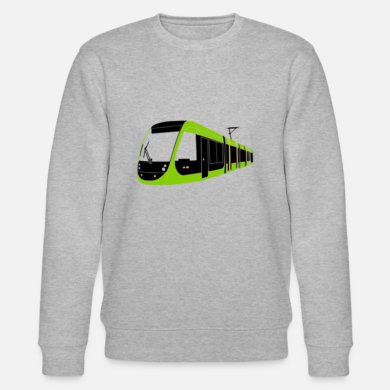 Straßenbahn Lund - Stanley/Stella Unisex Bio-Sweatshirt CHANGER - Grau meliert