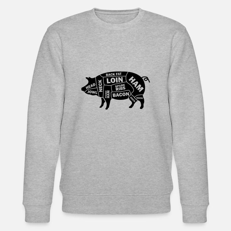pig - Stanley/Stella Unisex Bio-Sweatshirt CHANGER  - Grau meliert