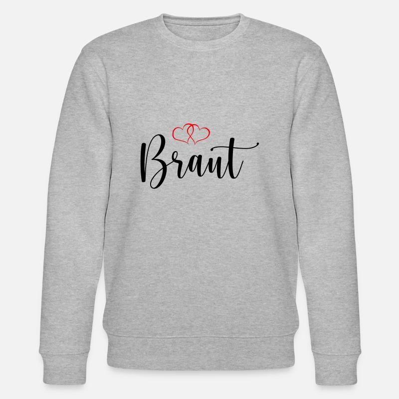 braut - Stanley/Stella Unisex Bio-Sweatshirt CHANGER  - Grau meliert