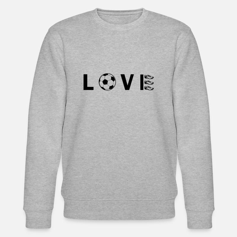 Fußball Soccer - Stanley/Stella Unisex Bio-Sweatshirt CHANGER  - Grau meliert