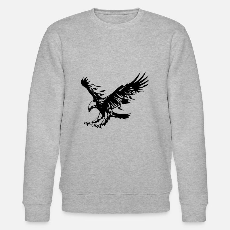 eagle eagle - Stanley/Stella CHANGER Unisex Organic Sweatshirt - heather grey