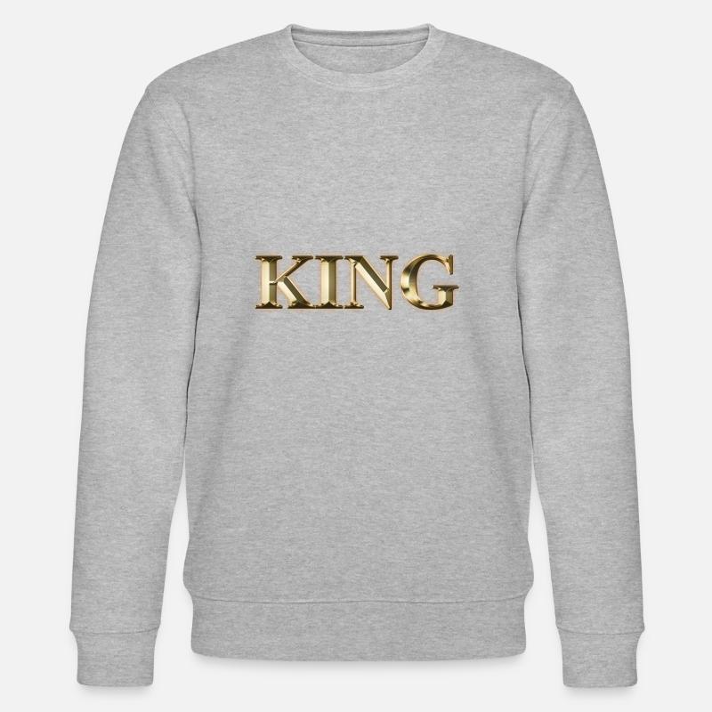 KING - Stanley/Stella Unisex Bio-Sweatshirt CHANGER  - Grau meliert