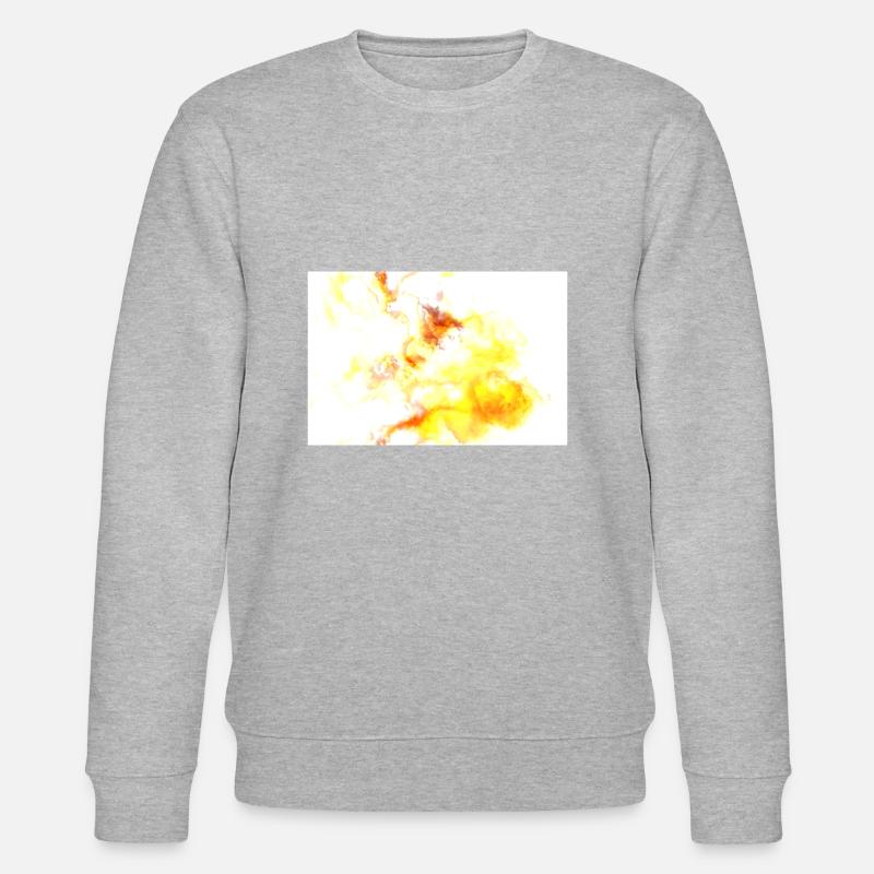 Art abstrait - Aquarelle jaune - Sweat bio CHANGER Stanley/Stella Unisexe - gris chiné