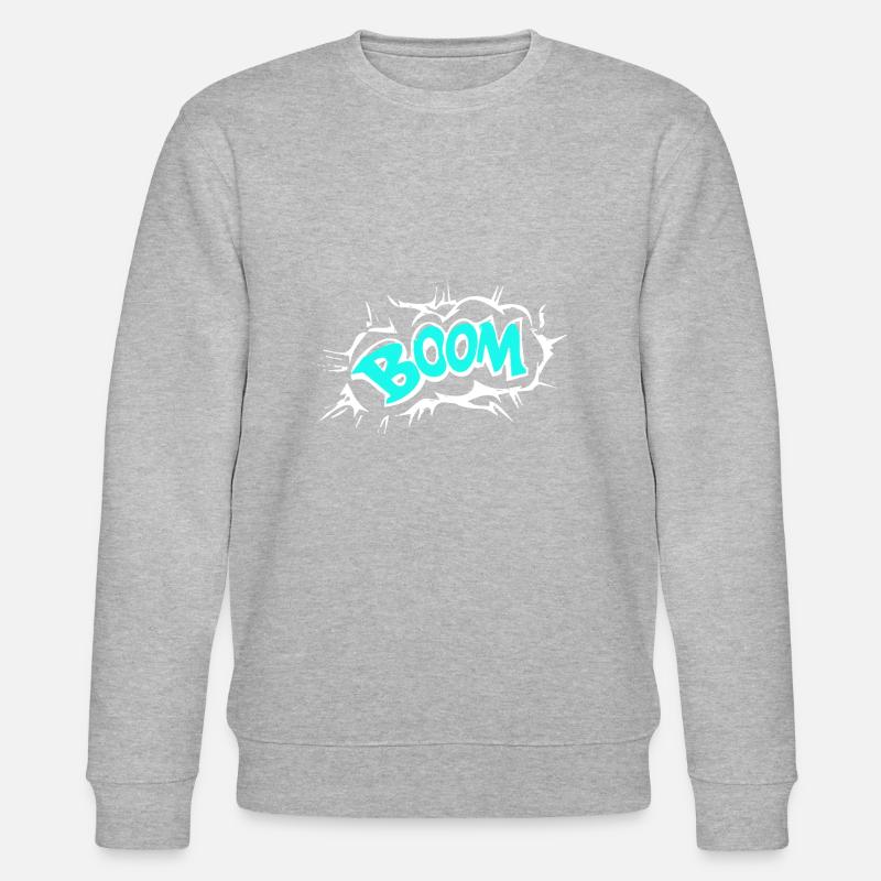 Comic BOOM - Sweat bio CHANGER Stanley/Stella Unisexe - gris chiné
