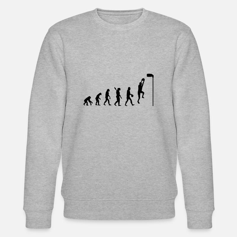 evolution korfball - Stanley/Stella CHANGER Unisex Organic Sweatshirt - heather grey