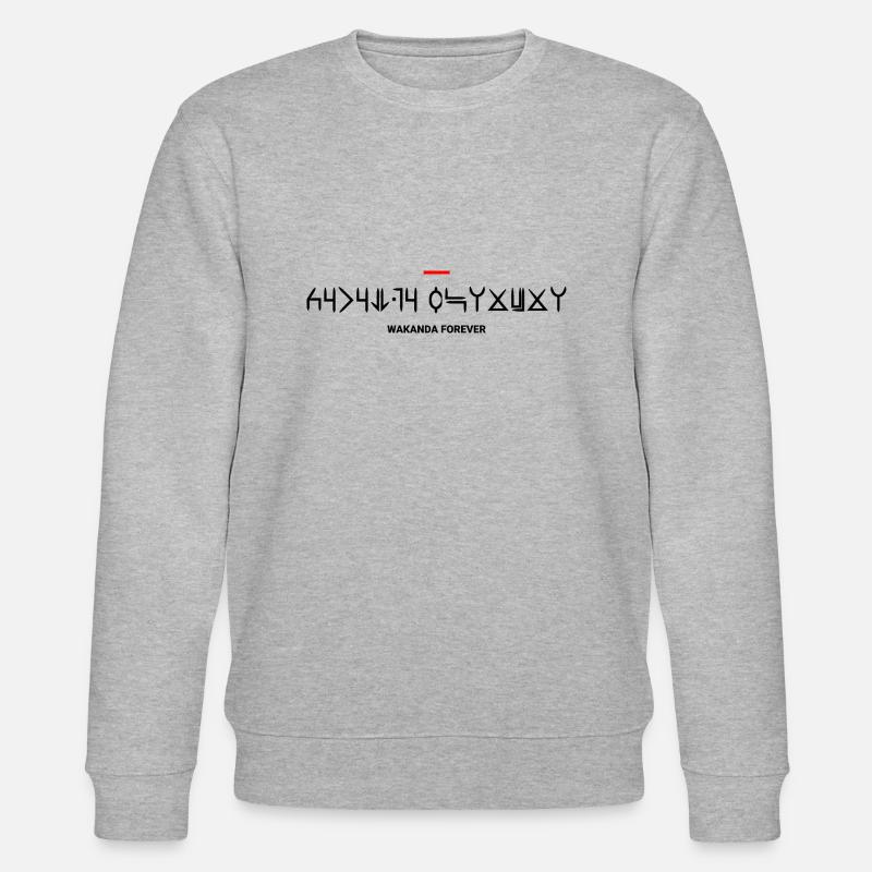 Wakanda - Stanley/Stella Unisex Bio-Sweatshirt CHANGER  - Grau meliert