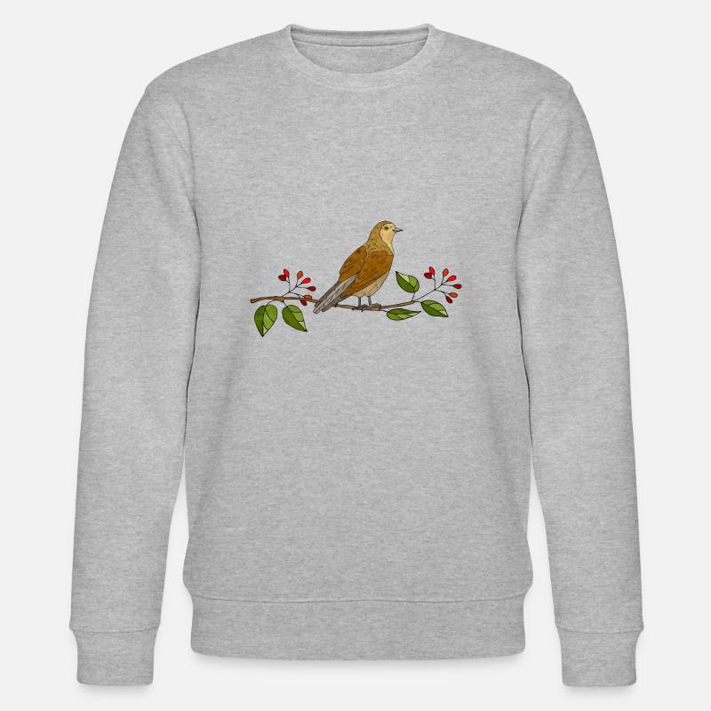 Vogel - Stanley/Stella Unisex Bio-Sweatshirt CHANGER  - Grau meliert