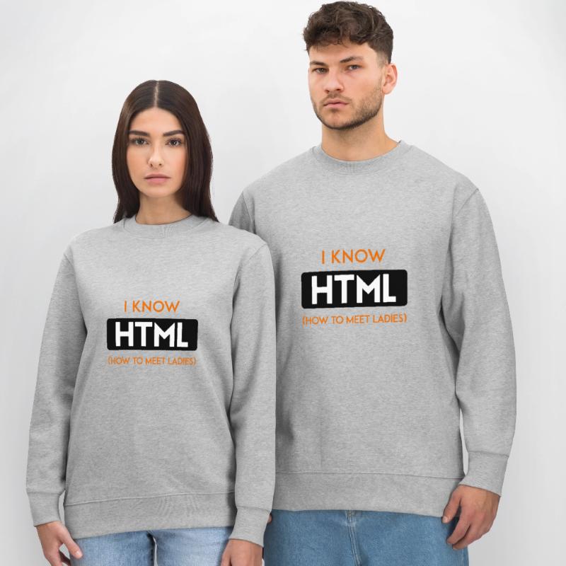HTML web developer entwickler CSS Programmierer Stanley/Stella Unisex Bio-Sweatshirt CHANGER 