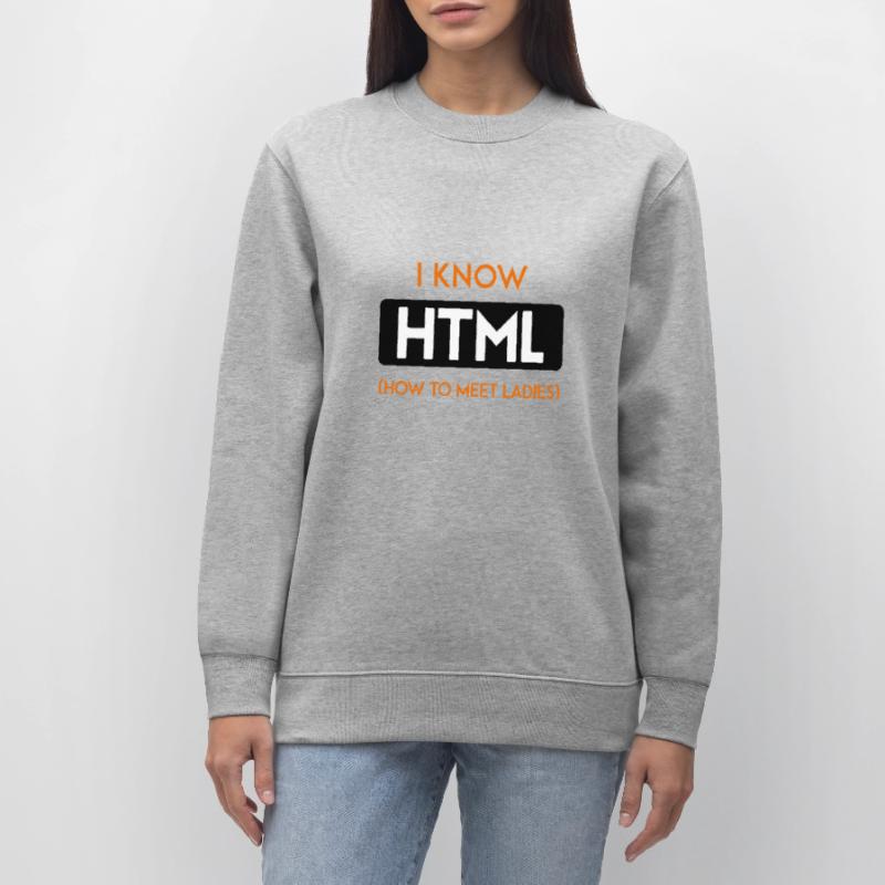 HTML web developer entwickler CSS Programmierer Stanley/Stella Unisex Bio-Sweatshirt CHANGER 