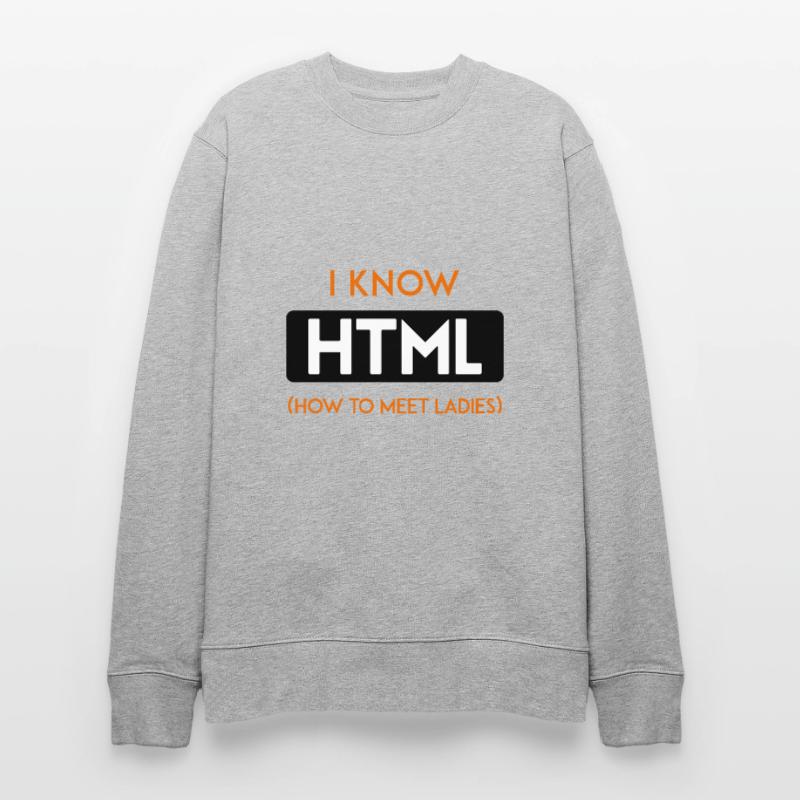 HTML web developer entwickler CSS Programmierer Stanley/Stella Unisex Bio-Sweatshirt CHANGER 