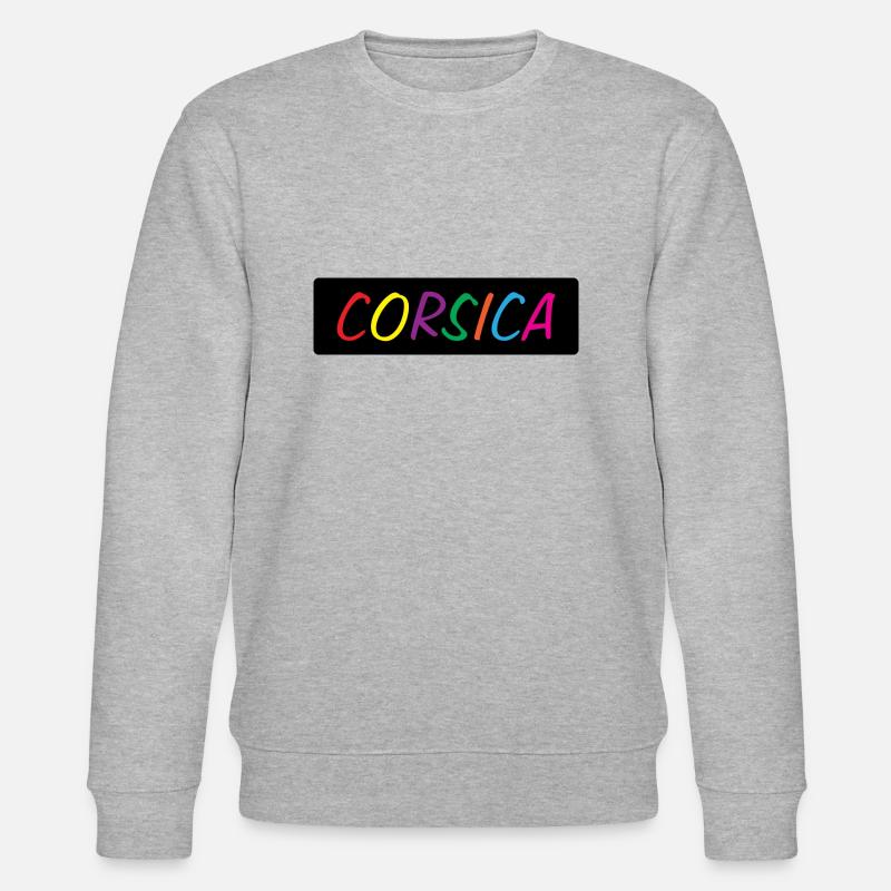 Korsika - Stanley/Stella Unisex Bio-Sweatshirt CHANGER  - Grau meliert