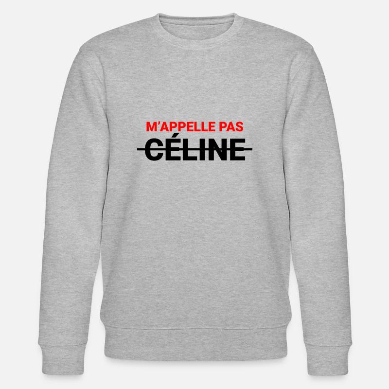 CÉLINE - Stanley/Stella Unisex Bio-Sweatshirt CHANGER  - Grau meliert