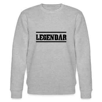 Legendär - Stanley/Stella Unisex Bio-Sweatshirt CHANGER  - Grau meliert - Vorne - Nik (191cm) & Marisol (170cm)