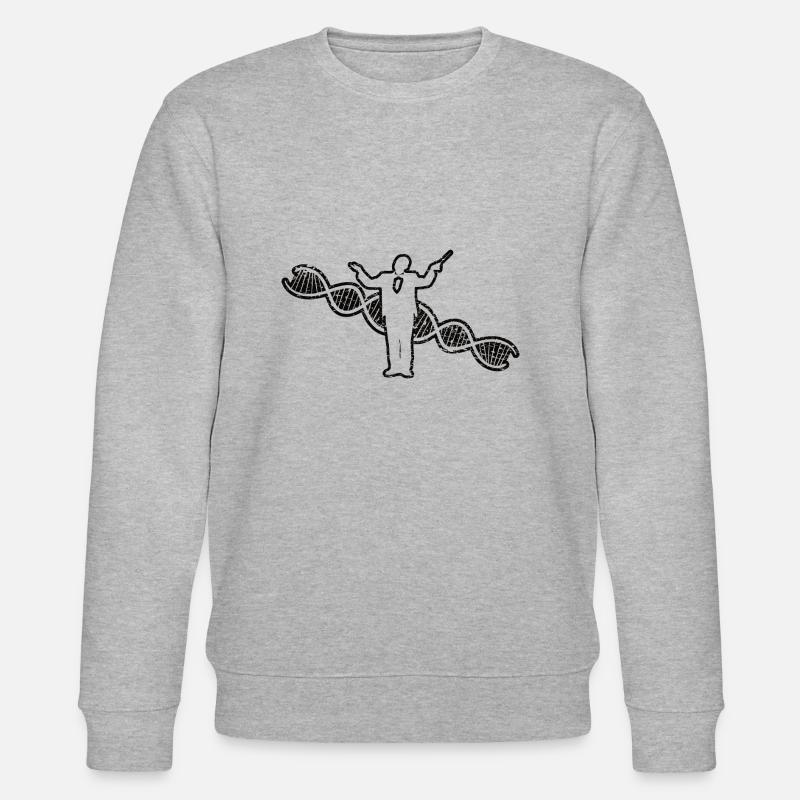 Dirigenten Geschenk Dirigieren Dirigent Musik - Stanley/Stella Unisex Bio-Sweatshirt CHANGER  - Grau meliert
