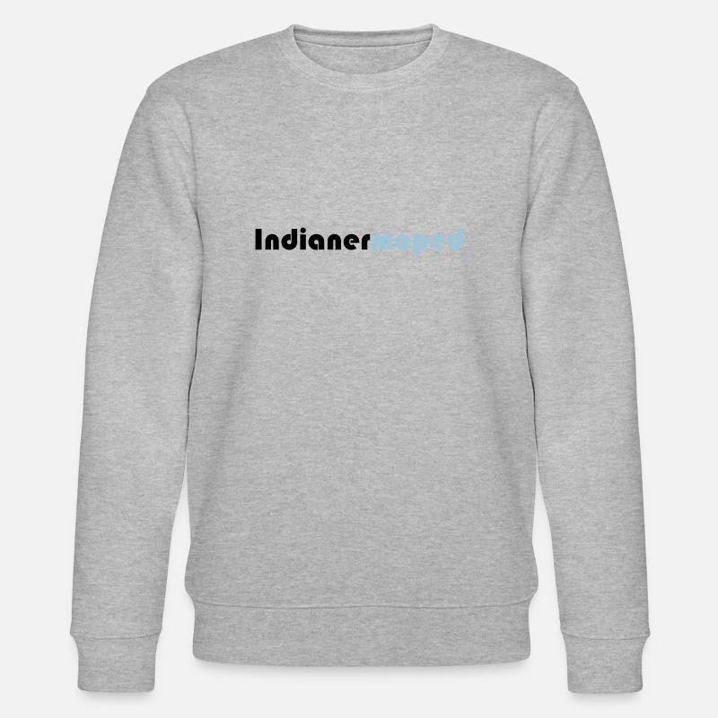 indianermoped - Stanley/Stella Unisex Bio-Sweatshirt CHANGER  - Grau meliert