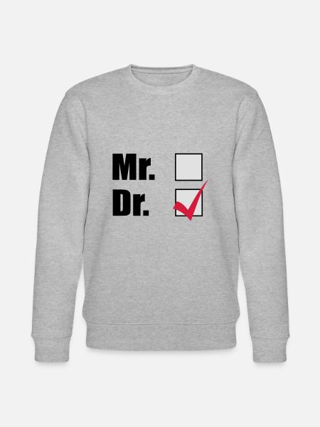 Doktortitel - Stanley/Stella Unisex Bio-Sweatshirt CHANGER  - Grau meliert
