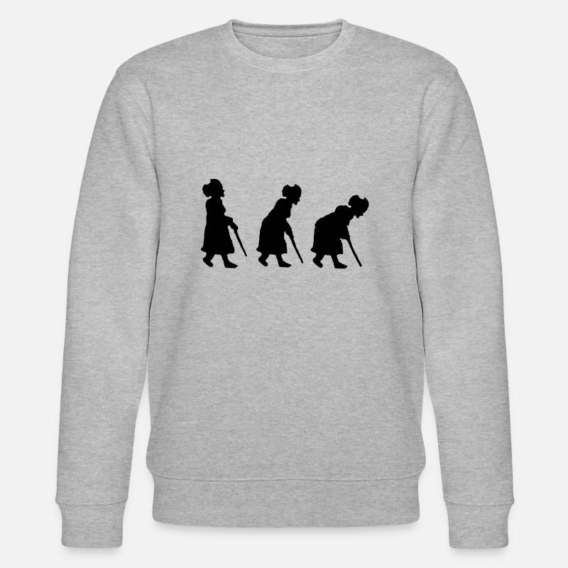 grand-maman re-évolution - Sweat bio CHANGER Stanley/Stella Unisexe - gris chiné