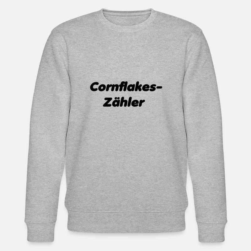 Cornflakes-Zähler - Stanley/Stella Unisex Bio-Sweatshirt CHANGER  - Grau meliert