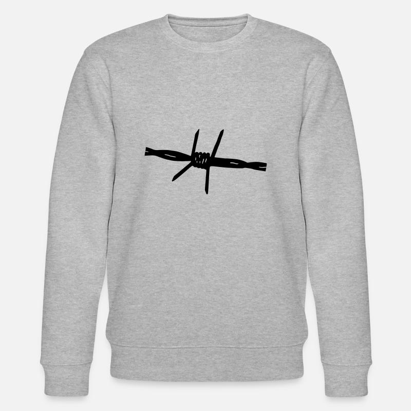 Stacheldraht - Stanley/Stella Unisex Bio-Sweatshirt CHANGER  - Grau meliert