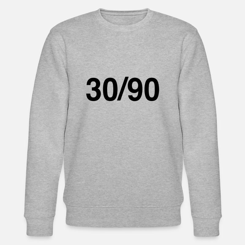 Baum-Parodie - Stanley/Stella Unisex Bio-Sweatshirt CHANGER  - Grau meliert