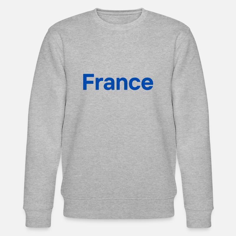 Frankreich - Stanley/Stella Unisex Bio-Sweatshirt CHANGER  - Grau meliert