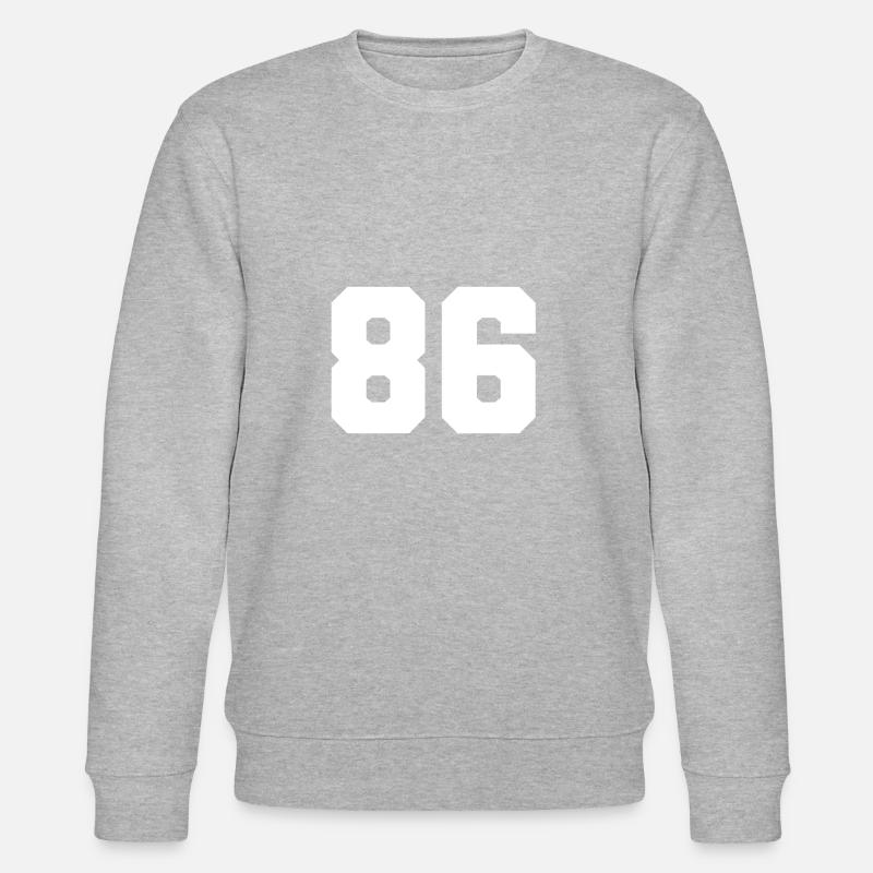 Team 86 - Stanley/Stella Unisex Bio-Sweatshirt CHANGER  - Grau meliert