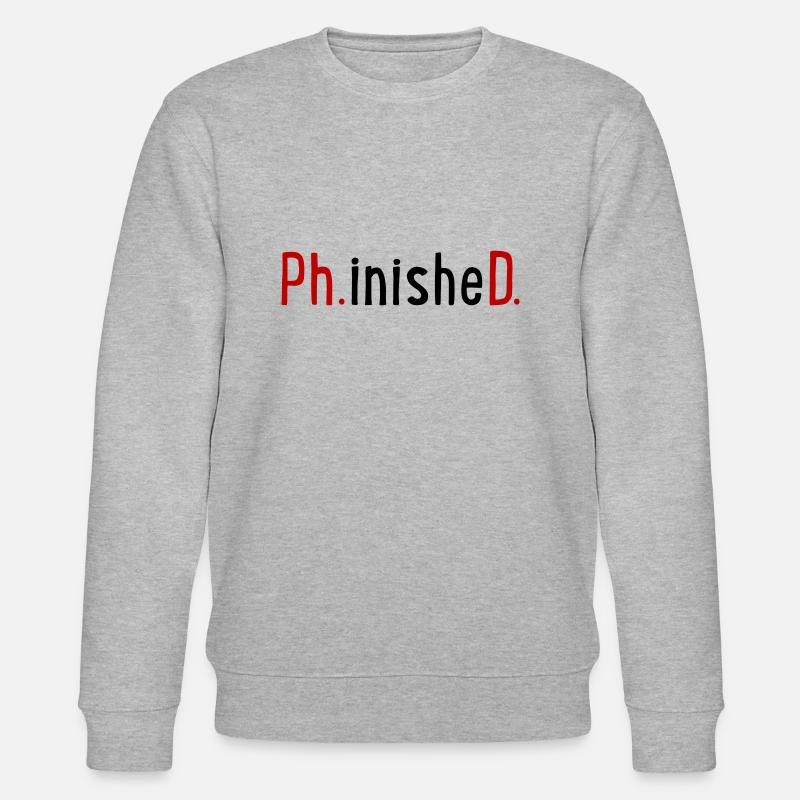 Ph.D. - Stanley/Stella Unisex Bio-Sweatshirt CHANGER  - Grau meliert