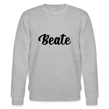 Beate - Stanley/Stella Unisex Bio-Sweatshirt CHANGER  - Grau meliert - Vorne - Nik (191cm) & Marisol (170cm)