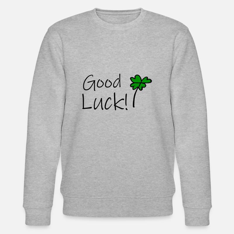 Good Luck - Stanley/Stella Unisex Bio-Sweatshirt CHANGER  - Grau meliert